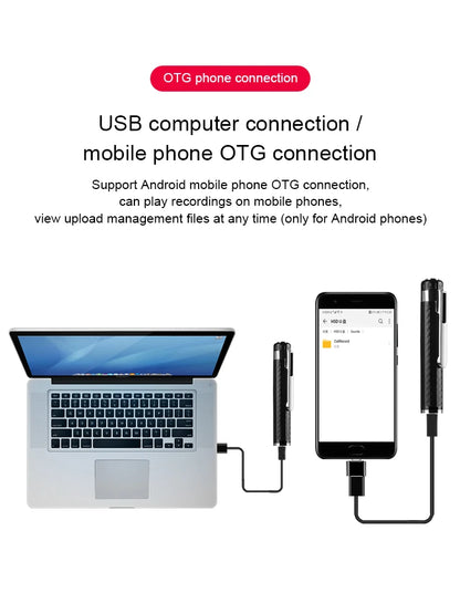 Voice Recorder Mini Pen Activated Recording Dictaphone Micro Audio Sound Digital Small Professional Usb Flash Secret Record