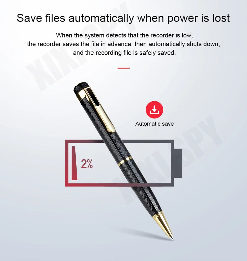 Voice Recorder Mini Pen Activated Recording Dictaphone Micro Audio Sound Digital Small Professional Usb Flash Secret Record