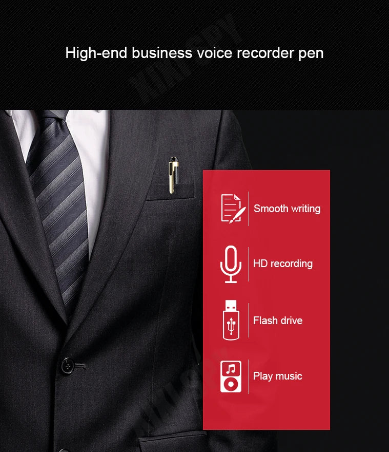 Voice Recorder Mini Pen Activated Recording Dictaphone Micro Audio Sound Digital Small Professional Usb Flash Secret Record