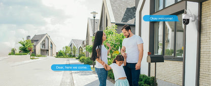 Ctronics Real 4K Outdoor Surveillance Camera 5G Wifi 8MP 3840x2160P Full Color Night Vision Security IP Camera 360 Auto Tracking