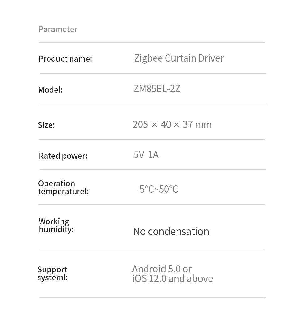 Zigbee Smart Curtain Driver Robot For Roman I Type U Type Curtains Track Alexa Google Home Control Zemismart Motor Drivers