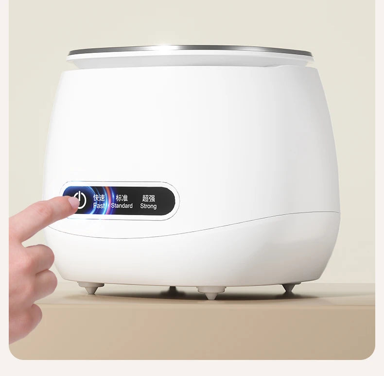 TINSOL 48kHz Ultrasonic Cleaner with UV Sterilizer Convenient Home Cleaning Solution for Jewelry, Dentures and Clear Aligners