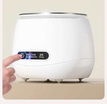 TINSOL 48kHz Ultrasonic Cleaner with UV Sterilizer Convenient Home Cleaning Solution for Jewelry, Dentures and Clear Aligners