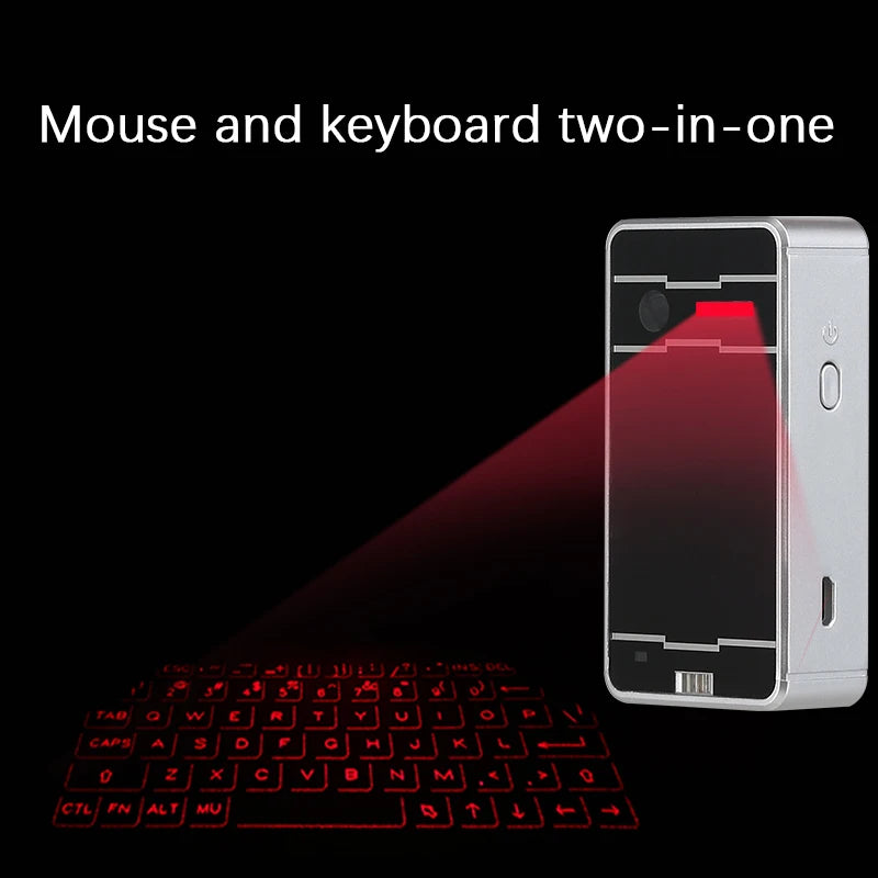Virtual Laser Keyboard Bluetooth Wireless Touch Projector Phone Keyboards For Computer Iphone Pad Laptop With Mouse Function