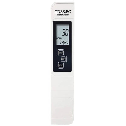 PH Meter & TDS Meter Digital Water Quality Tester 0-14 PH Meter Tester 0-9990PPM TDS&EC LCD Water Purity PPM Aquarium Filter