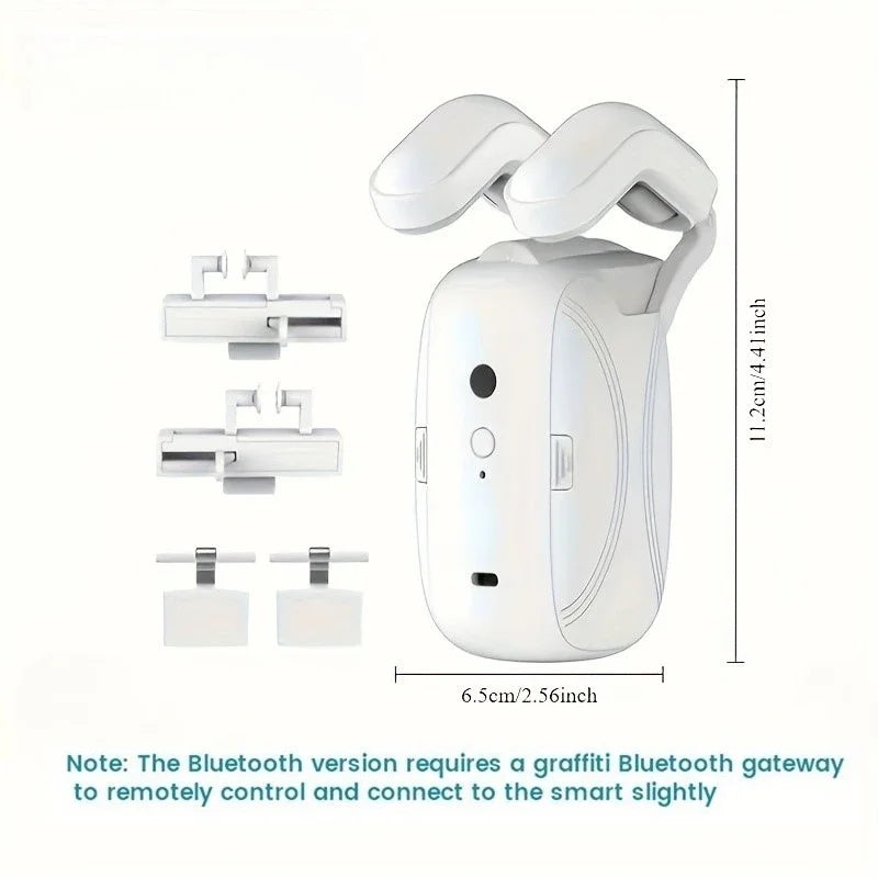 BT Smart Automatic Curtain Opener Roman T U 3in1 Rail Track Curtains Switch Robot Remote