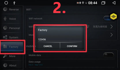 Car 360° panoramic system camera for Android multimedia screen, Android multimedia system with 360APP function