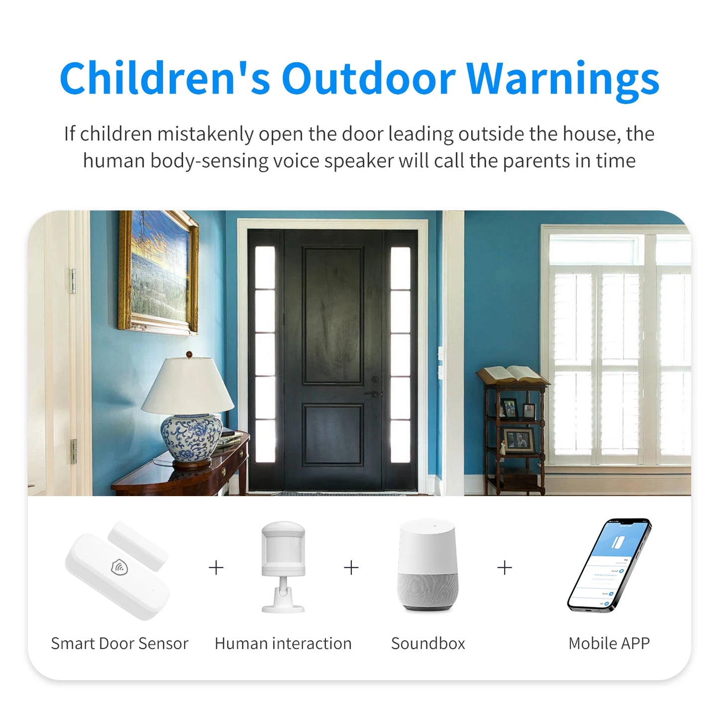 Tuya WiFi or Zigbee Door Window Sensor Smart Home Open Closed Alarm Security System App Remote Monitoring Smart Life Products