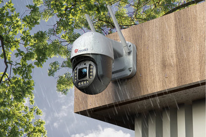 Ctronics Real 4K Outdoor Surveillance Camera 5G Wifi 8MP 3840x2160P Full Color Night Vision Security IP Camera 360 Auto Tracking
