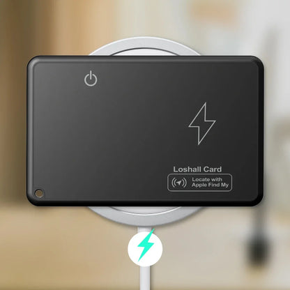 Wireless Charging Tracking Card Smart Waterproof GPS Locator Wallet Finder Works with Apple Find My App Blootooth Mini Tracker