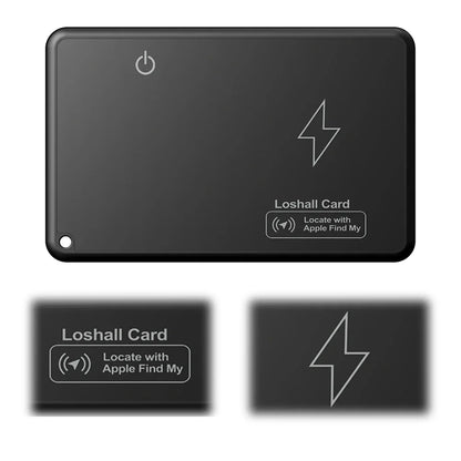 Wireless Charging Tracking Card Smart Waterproof GPS Locator Wallet Finder Works with Apple Find My App Blootooth Mini Tracker