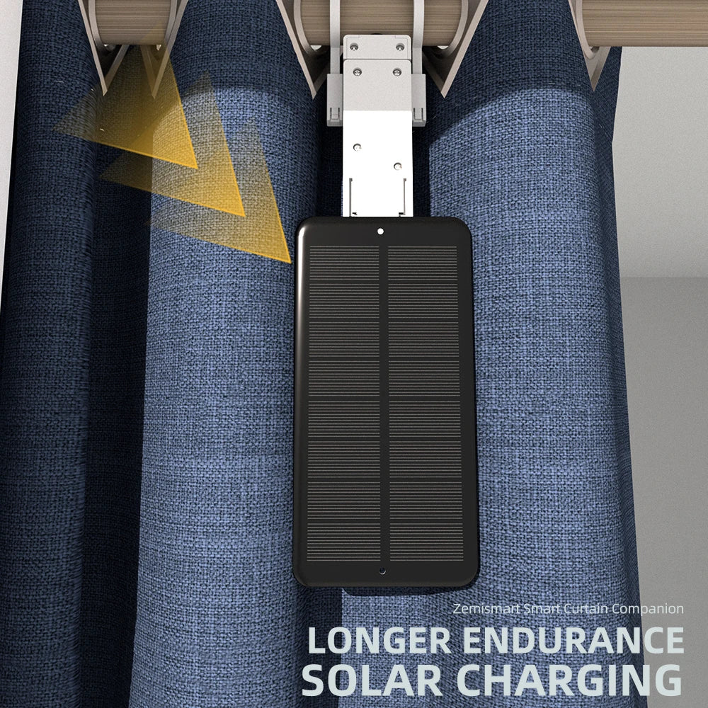 Zigbee Smart Curtain Driver Robot For Roman I Type U Type Curtains Track Alexa Google Home Control Zemismart Motor Drivers