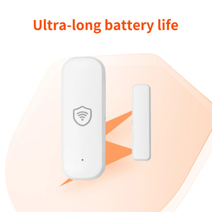 Tuya WiFi Zigbee Senors Door / Window Contact Detector Smart Life App Remote Control Supports Alexa And Google Home Voice