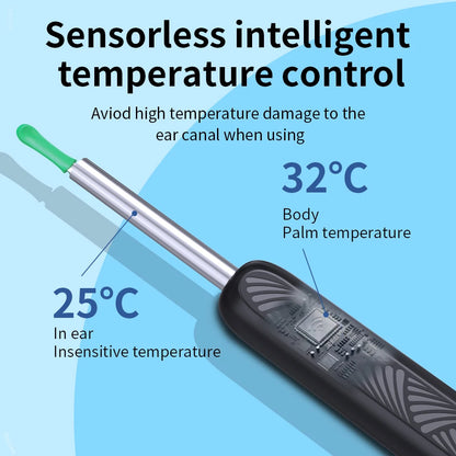 Wireless Ear Wax Cleaner with Camera Safe Earwax Removal Endoscope with Camera Luminous Otoscope Ear Cleaning Tools Ear Care