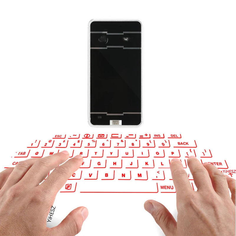 Virtual Laser Keyboard Bluetooth Wireless Touch Projector Phone Keyboards For Computer Iphone Pad Laptop With Mouse Function