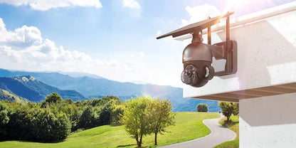 Ctronics Real 4K Outdoor Surveillance Camera 5G Wifi 8MP 3840x2160P Full Color Night Vision Security IP Camera 360 Auto Tracking