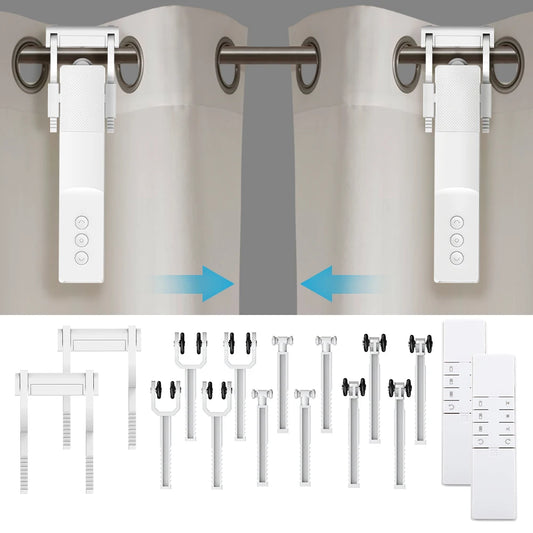 Zigbee Smart Curtain Driver Robot For Roman I Type U Type Curtains Track Alexa Google Home Control Zemismart Motor Drivers