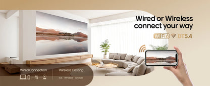 Magcubic Projector HY300 Pro 8K Android 14 Dual Wifi6 290ANSI Allwinner H726 BT5.0 1080P 1280*720P Home Cinema Outdoor Projetor