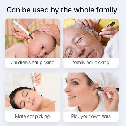 Smart Ear Cleaner with HD Camera – Safe Wireless Earwax Removal Tool for Adults & Kids